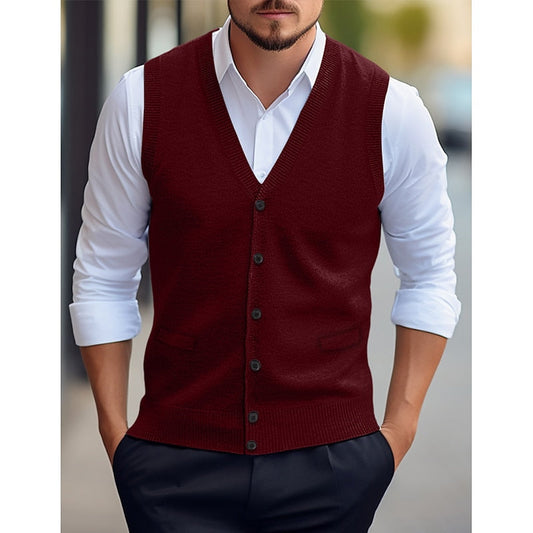 Coleman | Refined V-Neck Sweater Vest