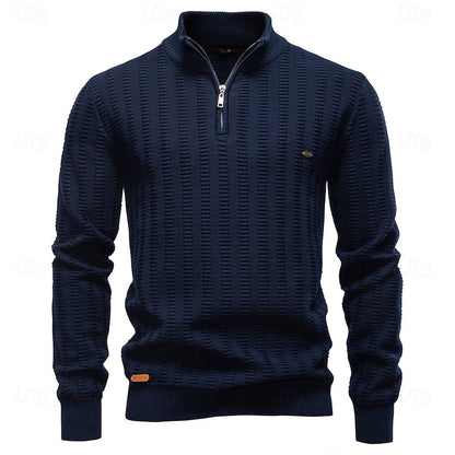 Wilfred | Textured Half-Zip Pullover