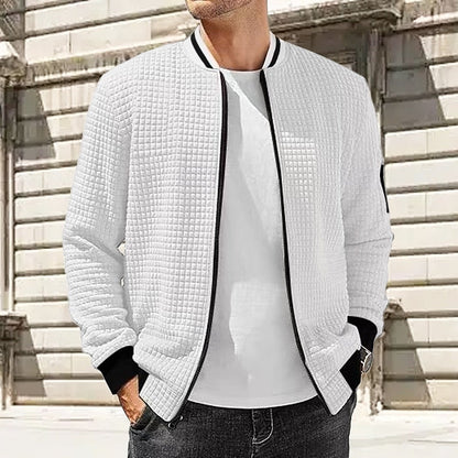 Lachlan | Textured Stand-Collar Jacket