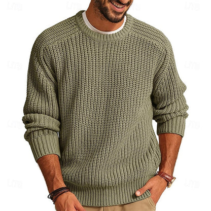 Percy | Ribbed Crew Neck Jumper