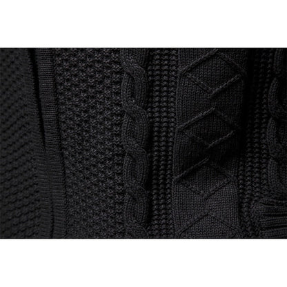 Clive | Cable-Knit Zip-Up Cardigan