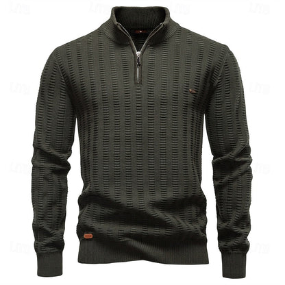 Wilfred | Textured Half-Zip Pullover