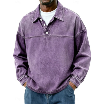 Rory | Relaxed Collared Pullover Shirt