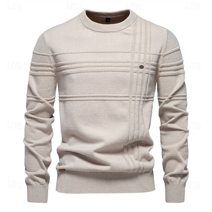 Hamish | Textured Crewneck Jumper
