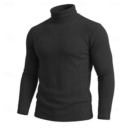 Conrad | Textured Turtleneck Top