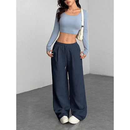Della | Relaxed Wide-Leg High-Waist Trousers