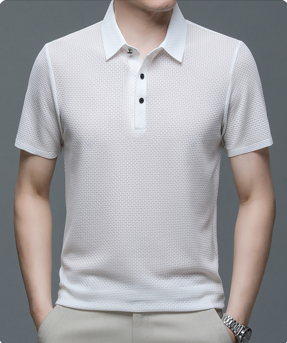 Hadrian | Stylish Button-Up Polo Shirt