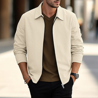 Winston | Textured Zip Overshirt