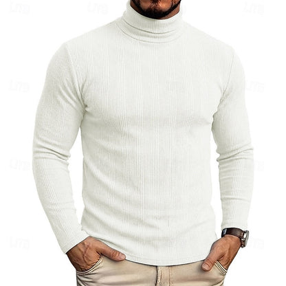 Conrad | Textured Turtleneck Top