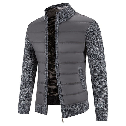 Gregory | Zip-Up Stand Collar Cardigan