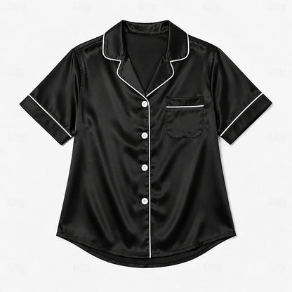 Paige | Relaxed Button-Front Loungewear Two-Piece Set