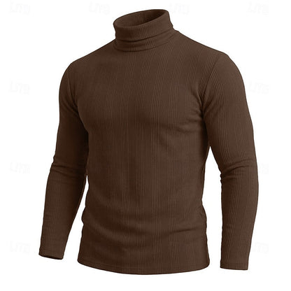 Conrad | Textured Turtleneck Top