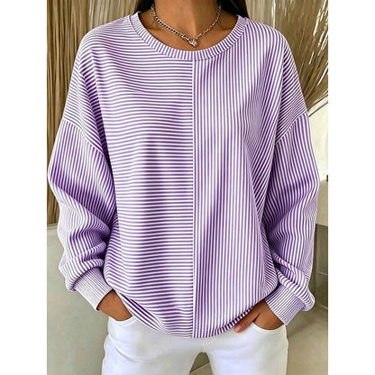 Delia | Relaxed Striped Top