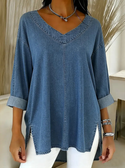 Jenelyn - Timeless Denim Shirt