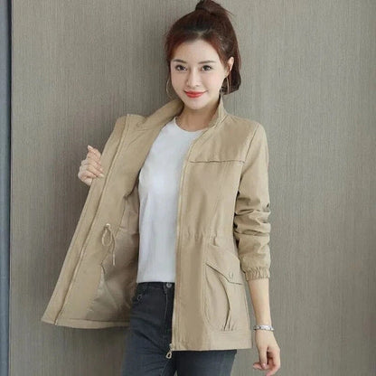 Aurora | Casual Lightweight Drawstring Jacket