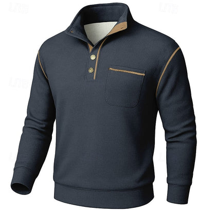 Cormac | Refined Stand-Collar Pullover
