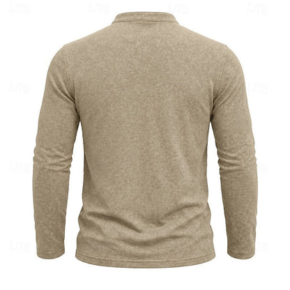 Owen | Classic Henley Long-Sleeve Shirt