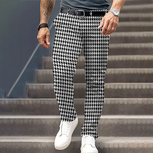 Spencer | Tailored Houndstooth Trousers