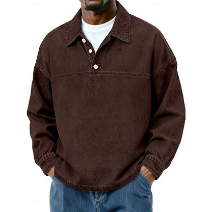 Rory | Relaxed Collared Pullover Shirt