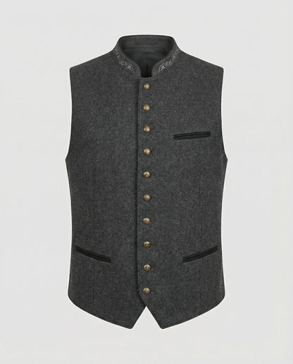 Conrad | Traditional Stand-Collar Waistcoat