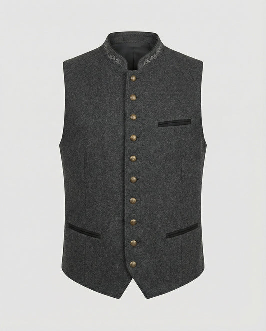 Conrad | Traditional Stand-Collar Waistcoat