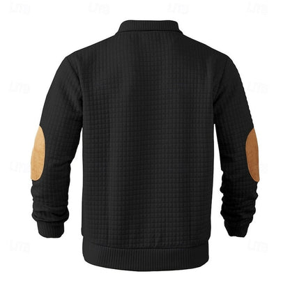Sawyer | Textured Stand-Collar Pullover