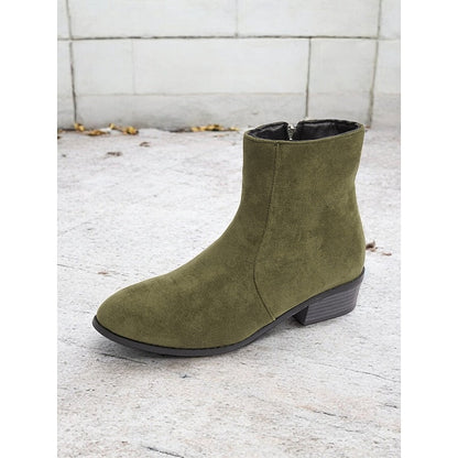 Hazel | Refined Block-Heel Ankle Boots