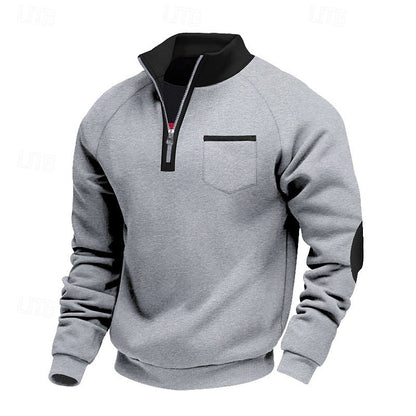 Jasper | Quarter-Zip Stand-Collar Pullover