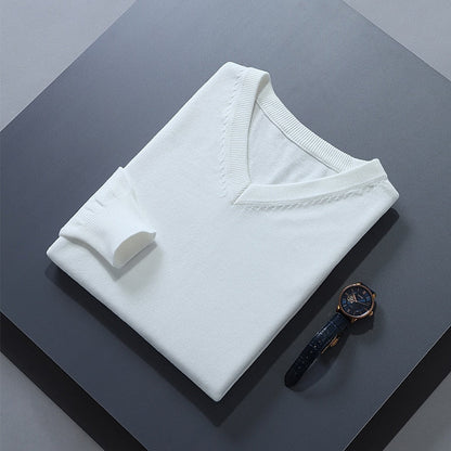 Damian | Refined V-Neck Jumper