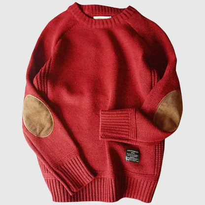 Reginald | Classic Elbow-Patch Sweater