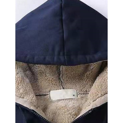 Marina | Cosy Lined Hooded Zip Jacket