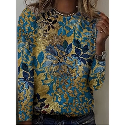 Katherine | Vintage Botanical Print Top