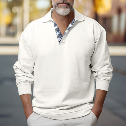 Landon | Polo-Collar Sweatshirt