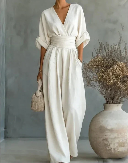 Genevieve | Elegant Wide-Leg Jumpsuit