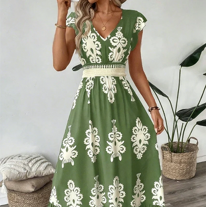Arabella | Elegant Embroidered Summer Dress