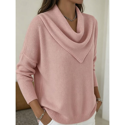 Ottilie | Draped Cowl-Neck Jumper