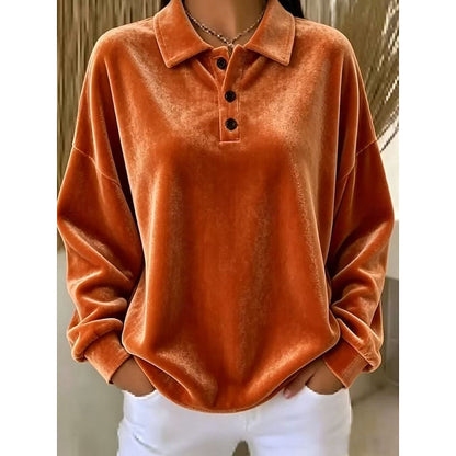 Marjorie | Relaxed Collared Pullover