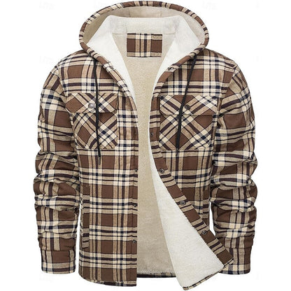 Graham | Hooded Check Shirt Jacket