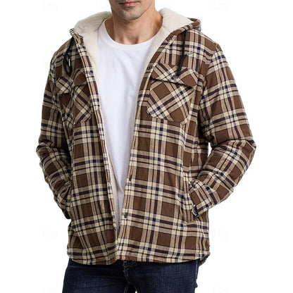 Graham | Hooded Check Shirt Jacket