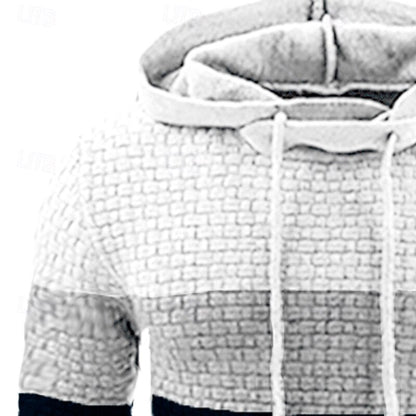 Emory | Colour-Block Hooded Pullover Hoodie