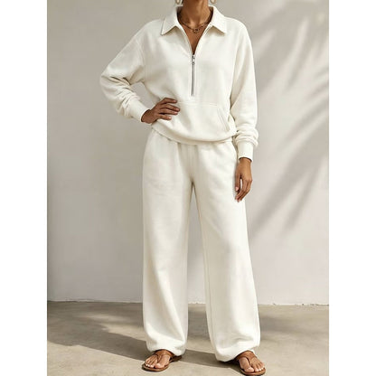 Beatrix | Relaxed Half-Zip Two-Piece Set