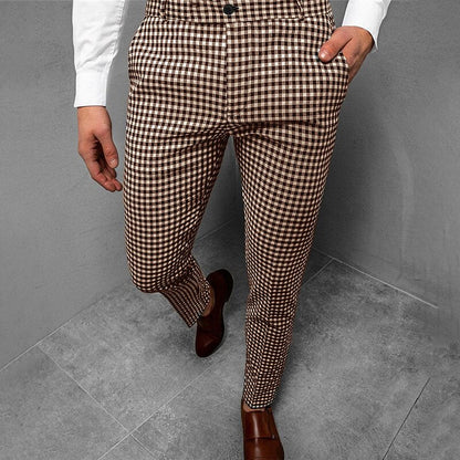 Langston | Tailored Checked Trousers