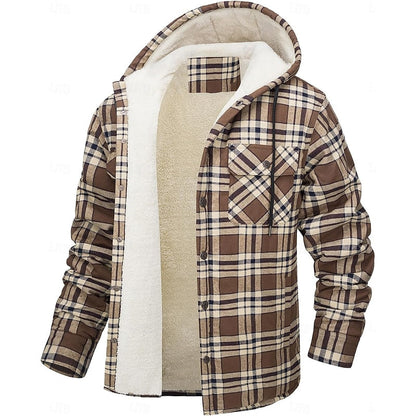 Graham | Hooded Check Shirt Jacket