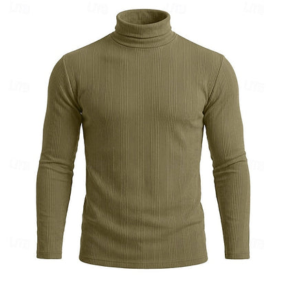 Conrad | Textured Turtleneck Top