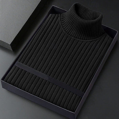 Hamish | Ribbed Roll-Neck Jumper