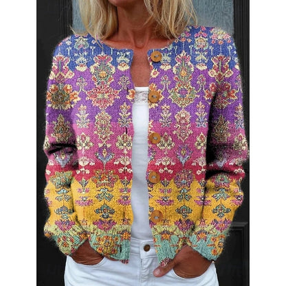 Louisa | Floral Button-Front Cardigan
