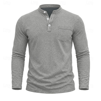 Owen | Classic Henley Long-Sleeve Shirt