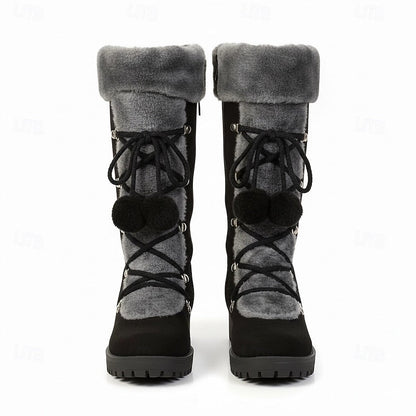 Danica | Cosy Lace-Up Winter Boots