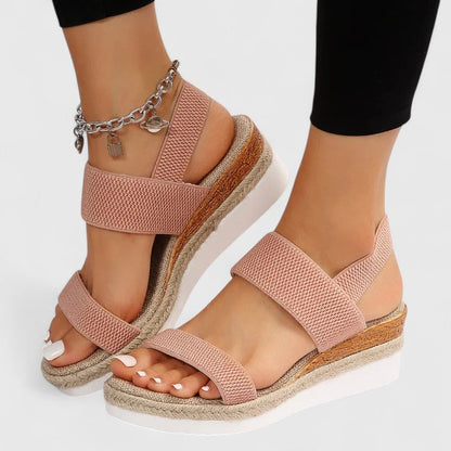 Selena | Stylish Wedge Strap Sandals