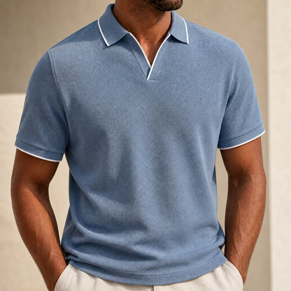 Zeke | Classic Collar Knit Polo